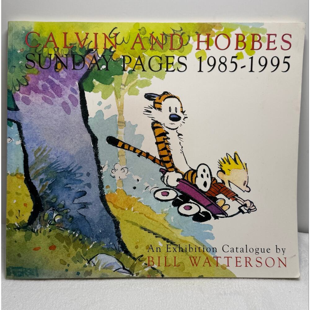 Calvin and Hobbes Sunday Pages 1985-1995 Bill Watterson Exhibition Catalog‎